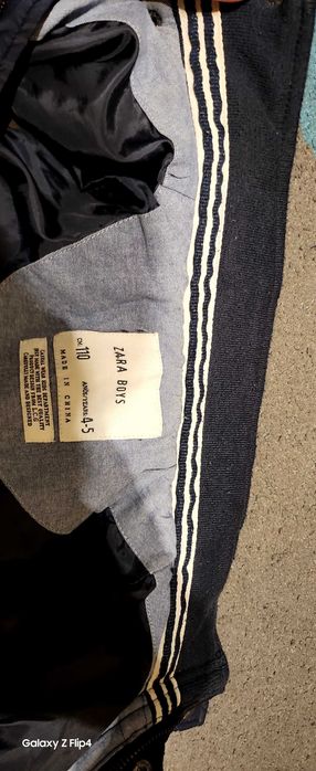 Kurtka pikowana granatowa