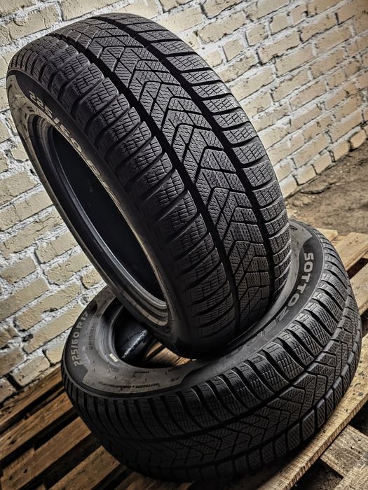 Пара 225/60r17 Pirelli | 2024 | 7.5mm | Зимові преміум шини | Ідеал