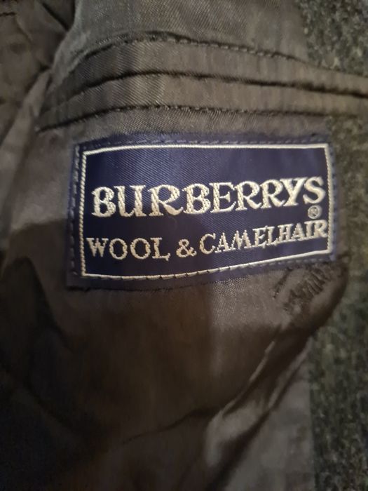 Płaszcz męski Burberrys Woolf & Camelhair