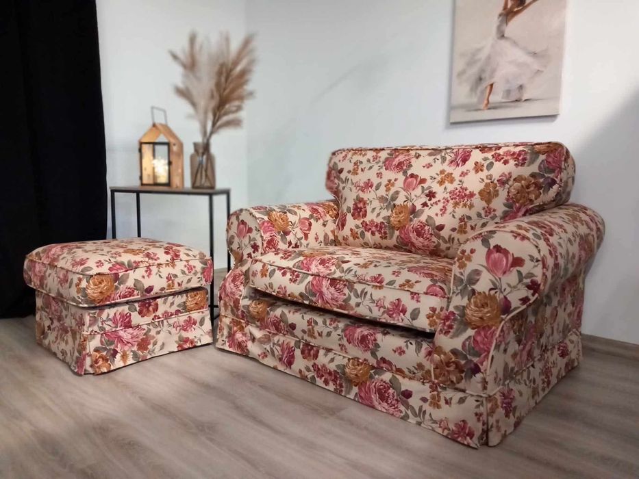Kanapa sofa LEEDS angielski prowansalski styl zdejmowane pokrowce