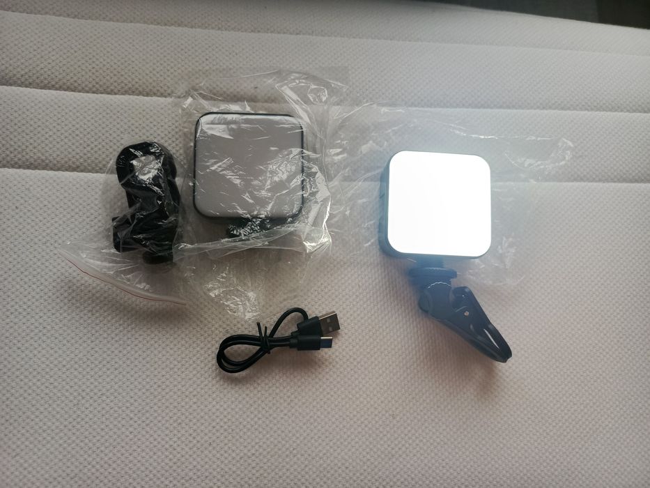2x lampa LED USB na sanki aparatu/klips do stołu/regulowana jasność