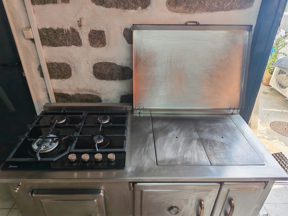 Fogão Misto Inox