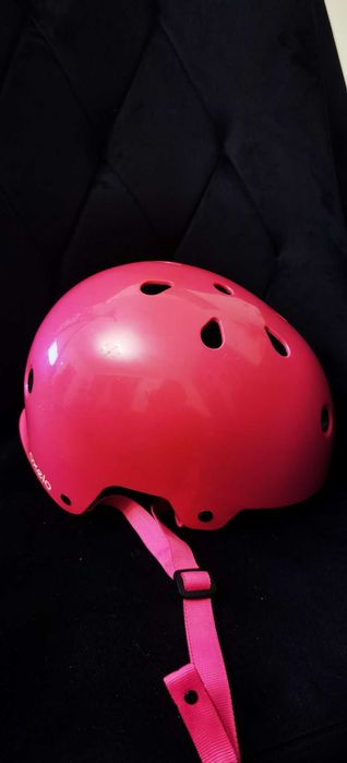 kask OXELO różowy 55-58cm