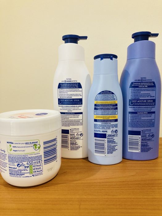 Conjunto Cremes e protetor Solar Nivea e Eucerin(embalagens seladas)