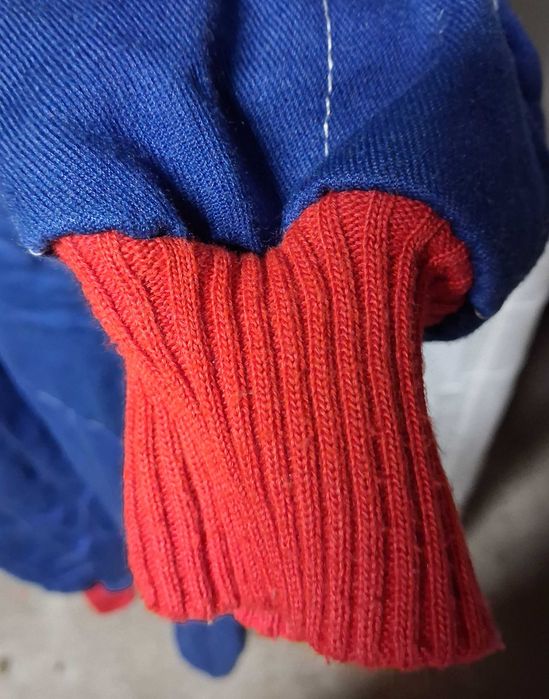 Fato de Competição Sparco Vintage – Azul/Vermelho (Karting/Rali]