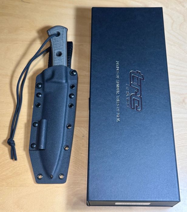 Nowynóż TRC Knives Apocalypse Apocalyptic Black Canvas Micarta Limited