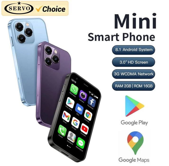 Мини смартфон SERVO 15SE / SOYES S23 PRO / SOYES XS15 андроид телефон