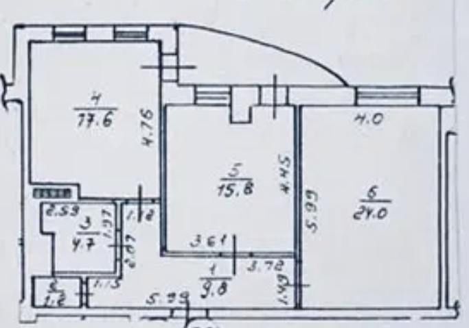 2-комнатная квартира по адресу ул. Базарная (площадь 74 м²) - Atlanta.ua - фото 4
