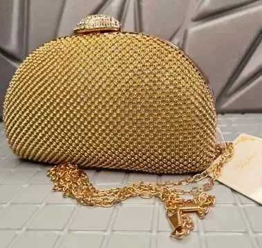 Wieczorowa Piękna torebka wizytowa do ręki lub na ramię kopertówka