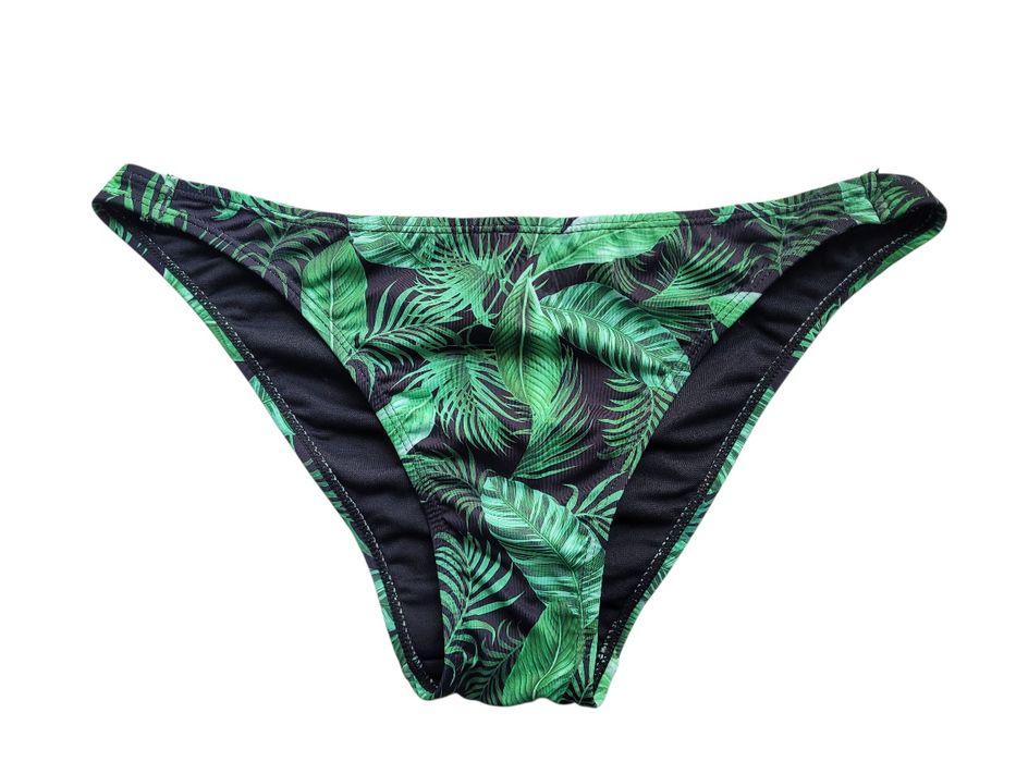 Nowe majtki bikini strój kostium kąpielowy 40,L wzór liście Primark