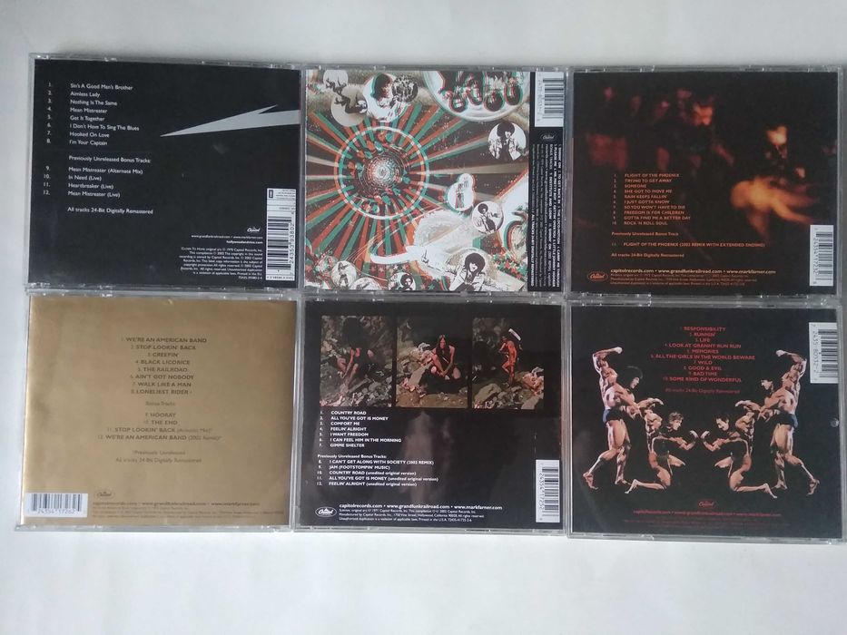 Grand Funk/Alan Parsons Project/Alvin Lee/T.Rex/cd.
