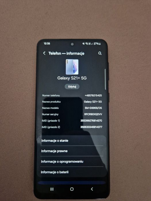 Samsung s21 + 5g