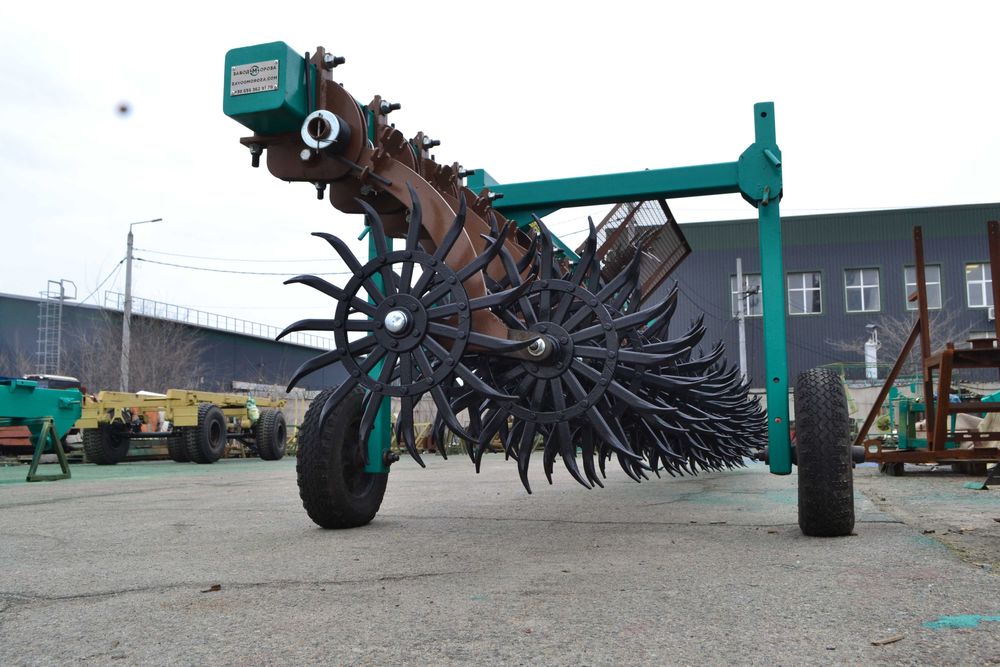 НОВА Борона ротаційна БР-6, мотика гідравлічна,  борона 6метрів