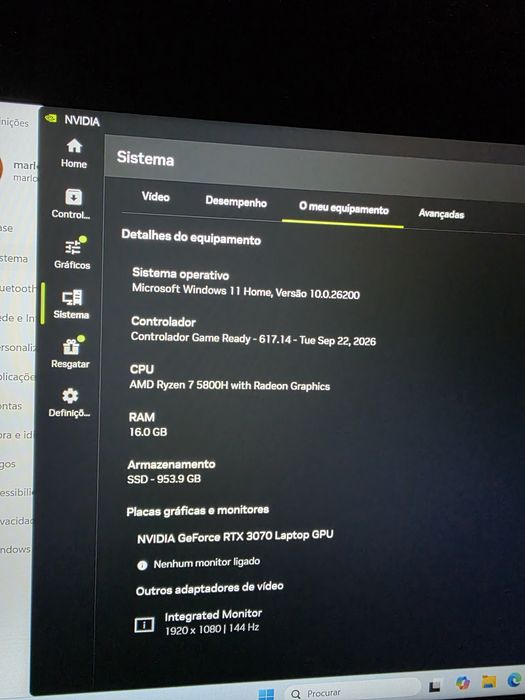 Portátil gaming Asus rog rtx 3070, ryzen 7 5800h, 16gb RAM, 1tb ssd