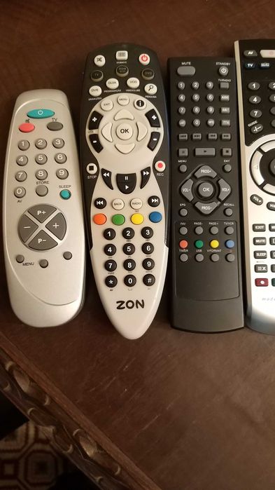 vários comandos para TV,TDT