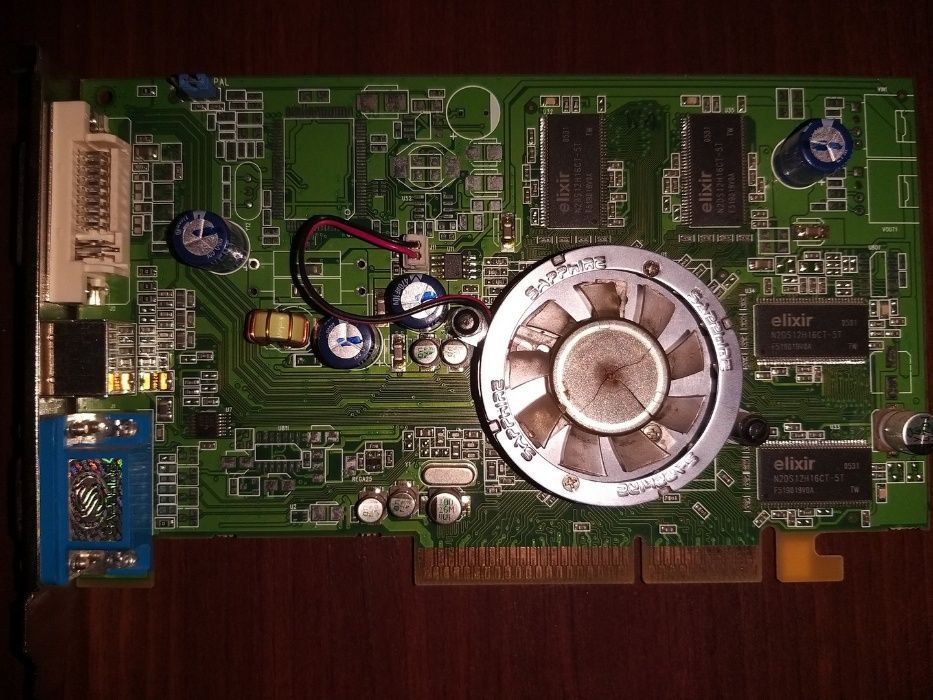 Видеокарты AGP PCI + радиатор