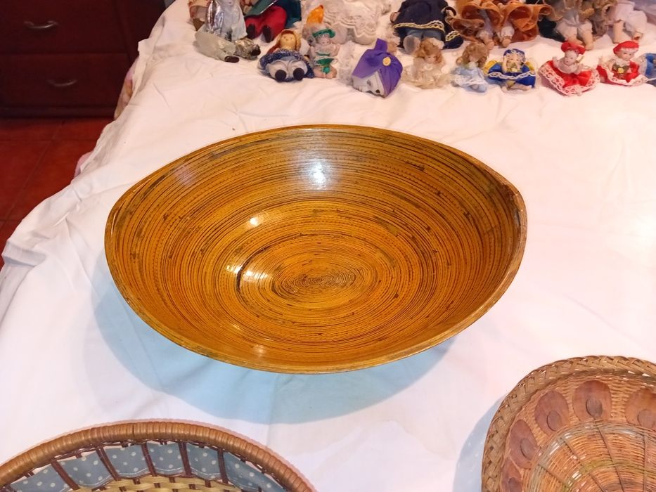 Conjunto de Cestinhas/Parteleira Decorativas