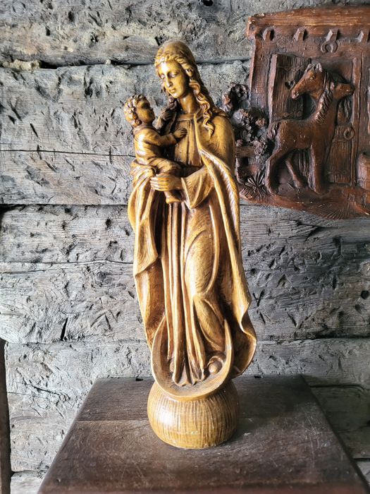 * rezerwacja Duża figurka Matki Bożej Maryja z dzieciątkiem Jezus