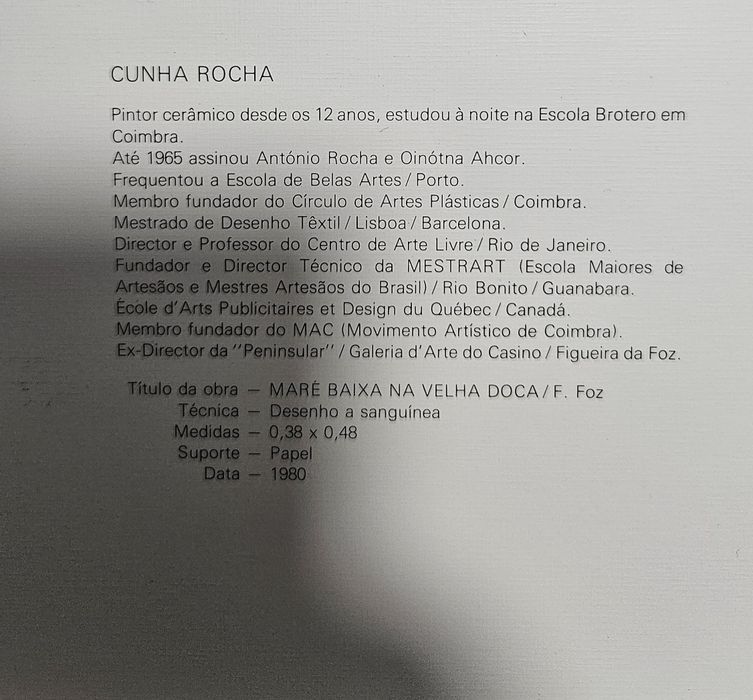 Conjunto de 5 gravuras