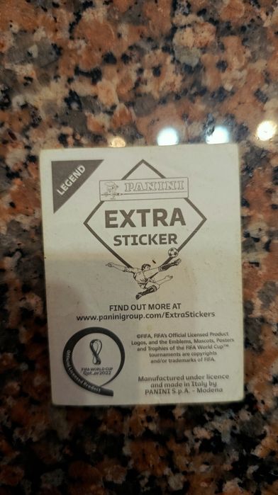 Neymar Jr Legend extra sticker 2022