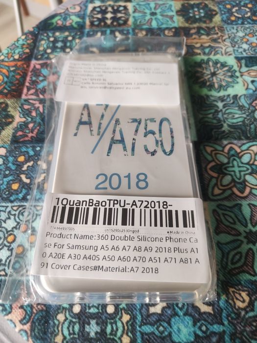 Silikonowe etui do Samsung A7/A750 (2018)
