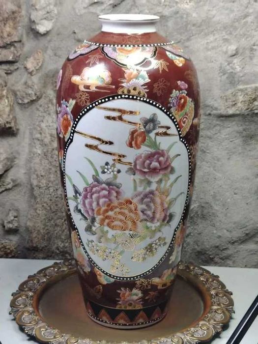 Jarrão Decorativo Estilo Oriental