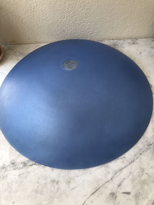 Klosz szklany błękitny