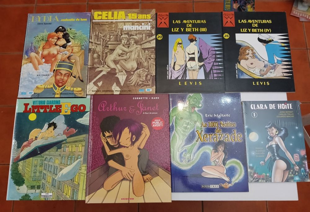 63 Livros de BD Erótica