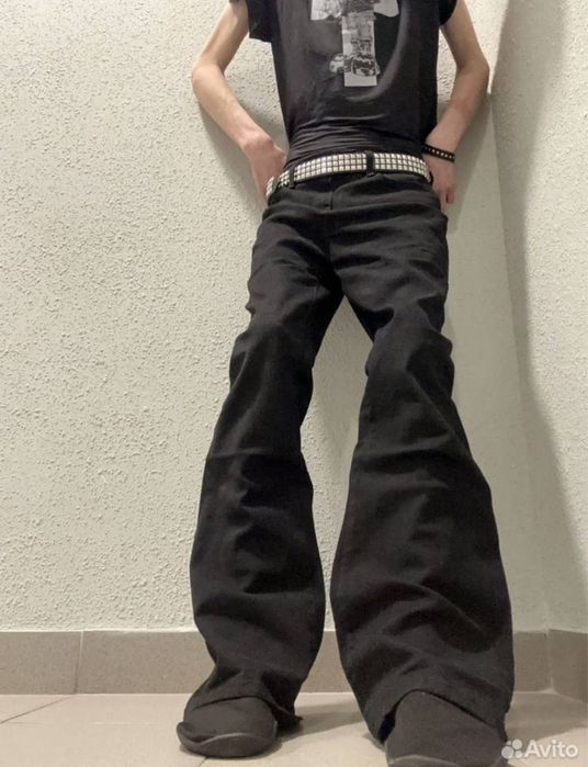 Джинсы клеш джинсы flared jeans balenciaga type