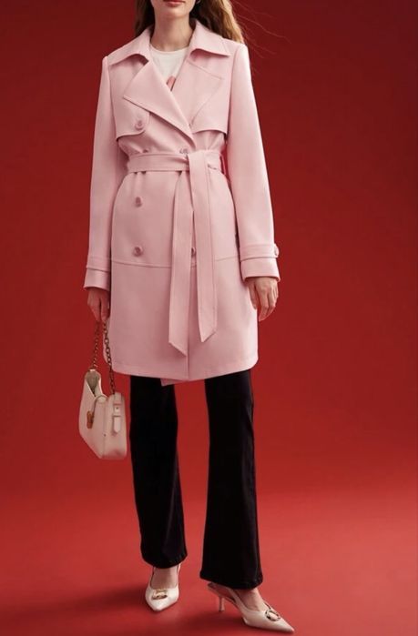 Pastelowy plaszczyk.