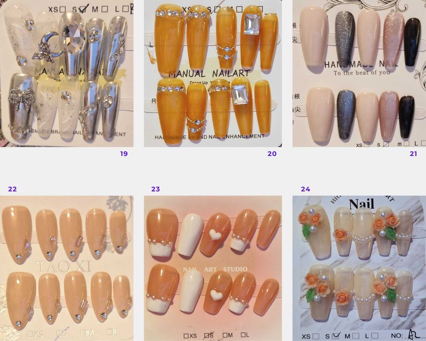 Unhas Postiças Tamanho S (1)