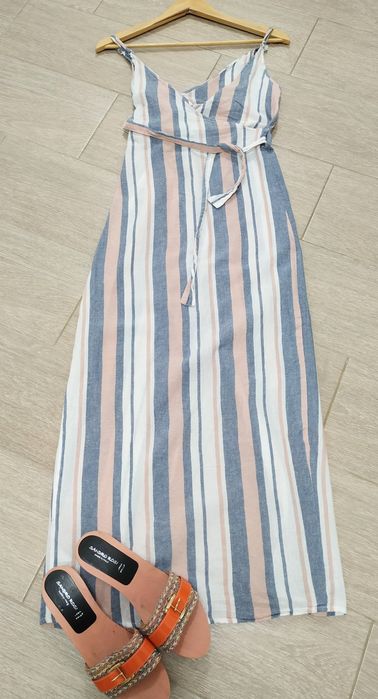 Asos.Пляжна сукня/накидка смугасте.XS-S.