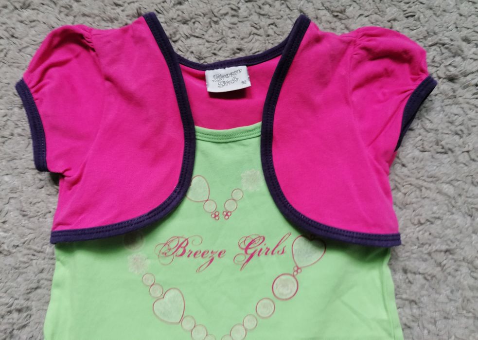 Tuniko- sukienka na krótki rękaw roz 92