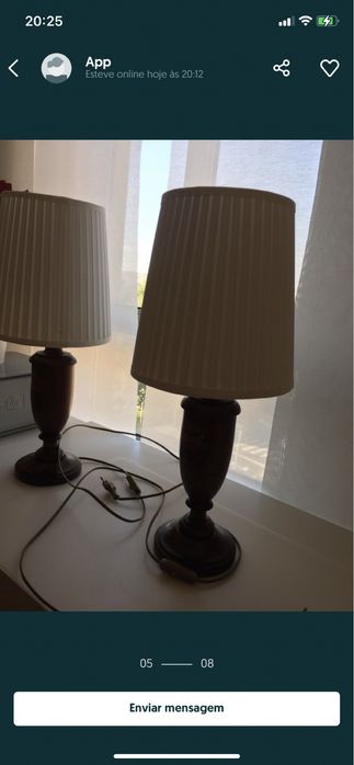 Candeeiros bem estimados