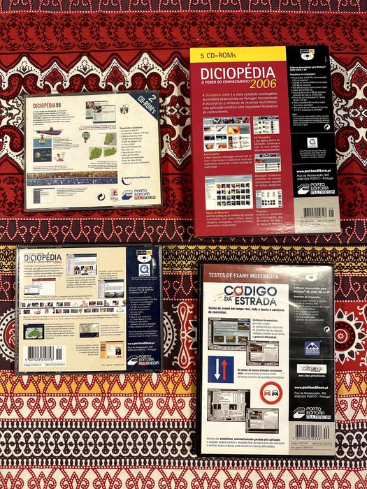 Diciopédias de vários anos