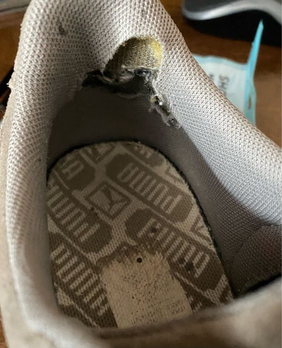 Белые мягкие задники для обуви ремон кроссовки