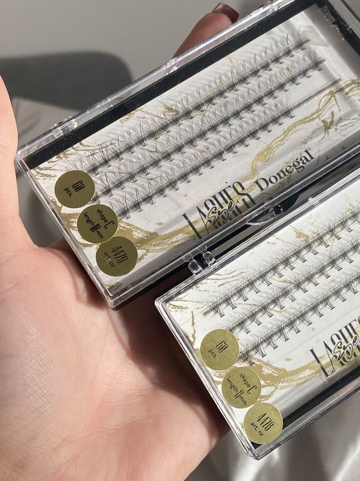 Kępki rzęs Donegal zestaw