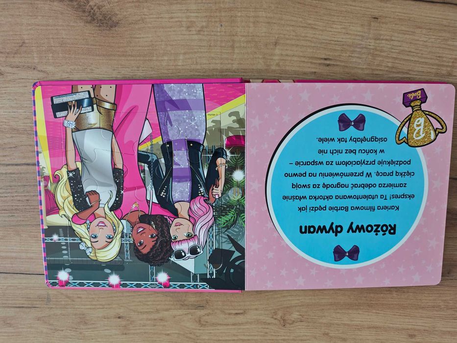 puzzle ksiązka Barbie