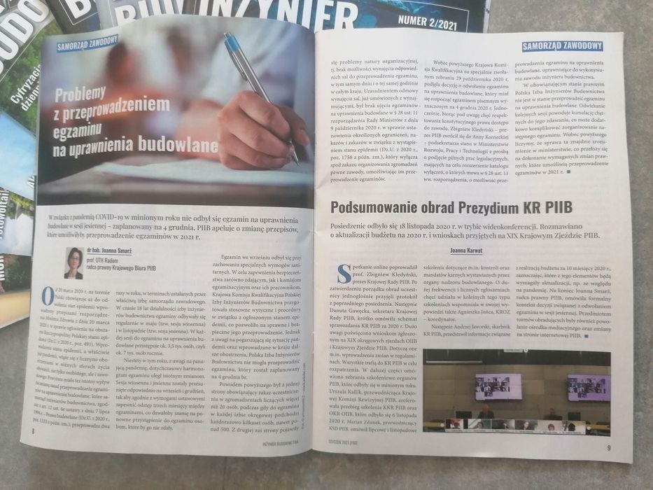 Inżynier budownictwa 2021, kwartalnik