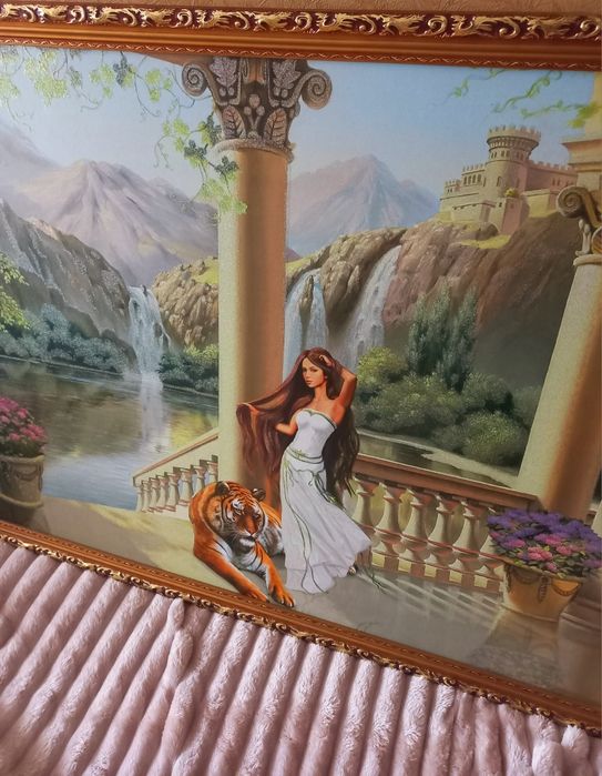 Картина з блискітками