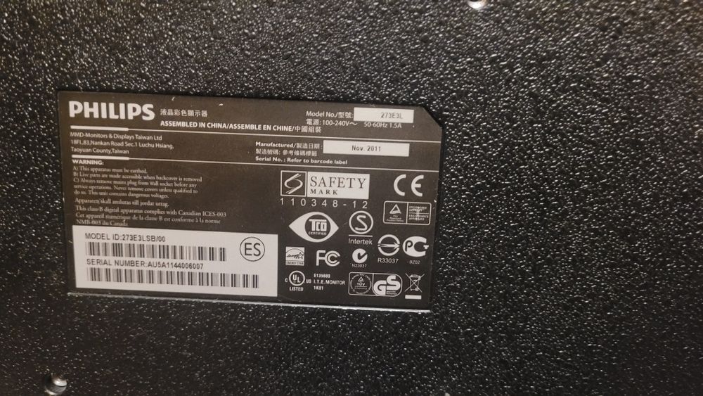 Duży monitor 27" PHILIPS LED made in TAJWAN Prezent