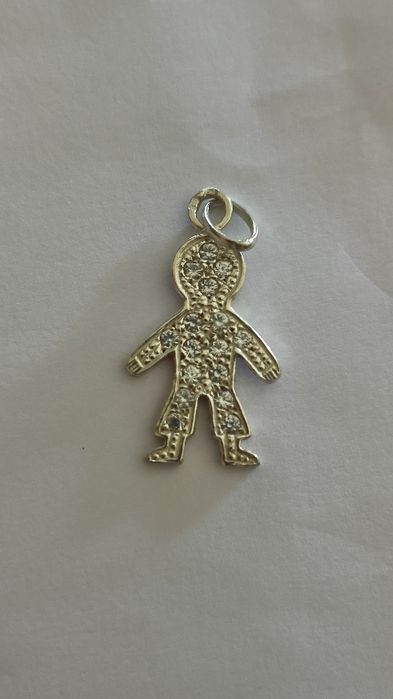 Pendente menino em prata