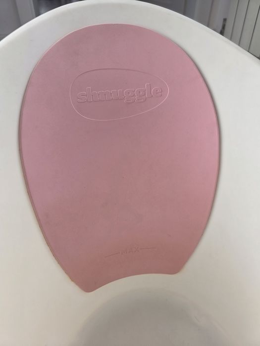 Wanienka niemowlęca Shnuggle, biało-różowa