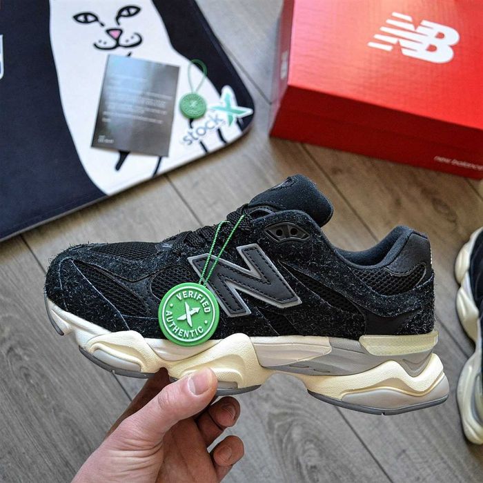Мужские кроссовки New Balance 9060 'Suede Pack Black' Размеры 40-45