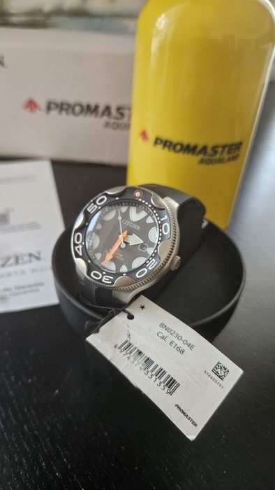 Citizen  Orca BN2030 – Eco-Drive , novo com caixa e cilindro