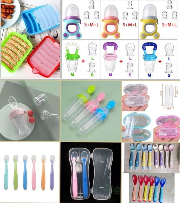 Ніблер ниблер бутилочка з ложечкою соскою для прикорму контейнер щітка
