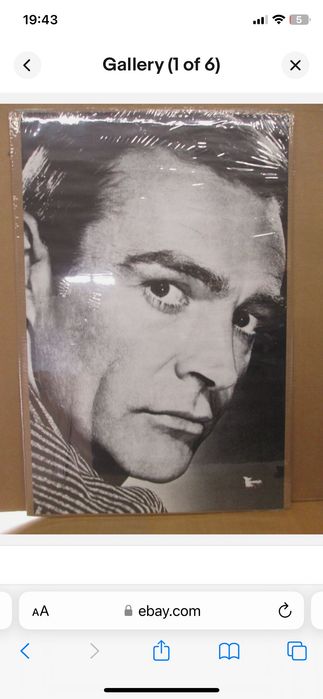 OBRAZ canvas wydruk Sean Connery płótno rama 46-61, nowy na prezent