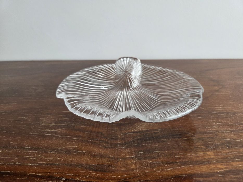 Taça concha vidro vintage