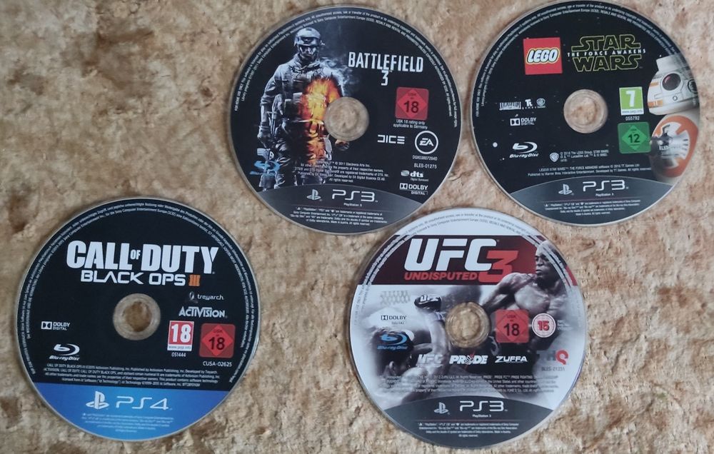 Лот ліцензійні ігри PlayStation 2,3,4