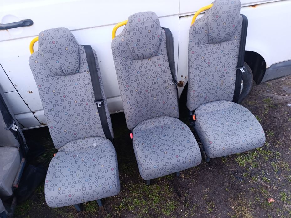 Fotel fotele pojedyncze VW t5 t6 różne kolory z pasami